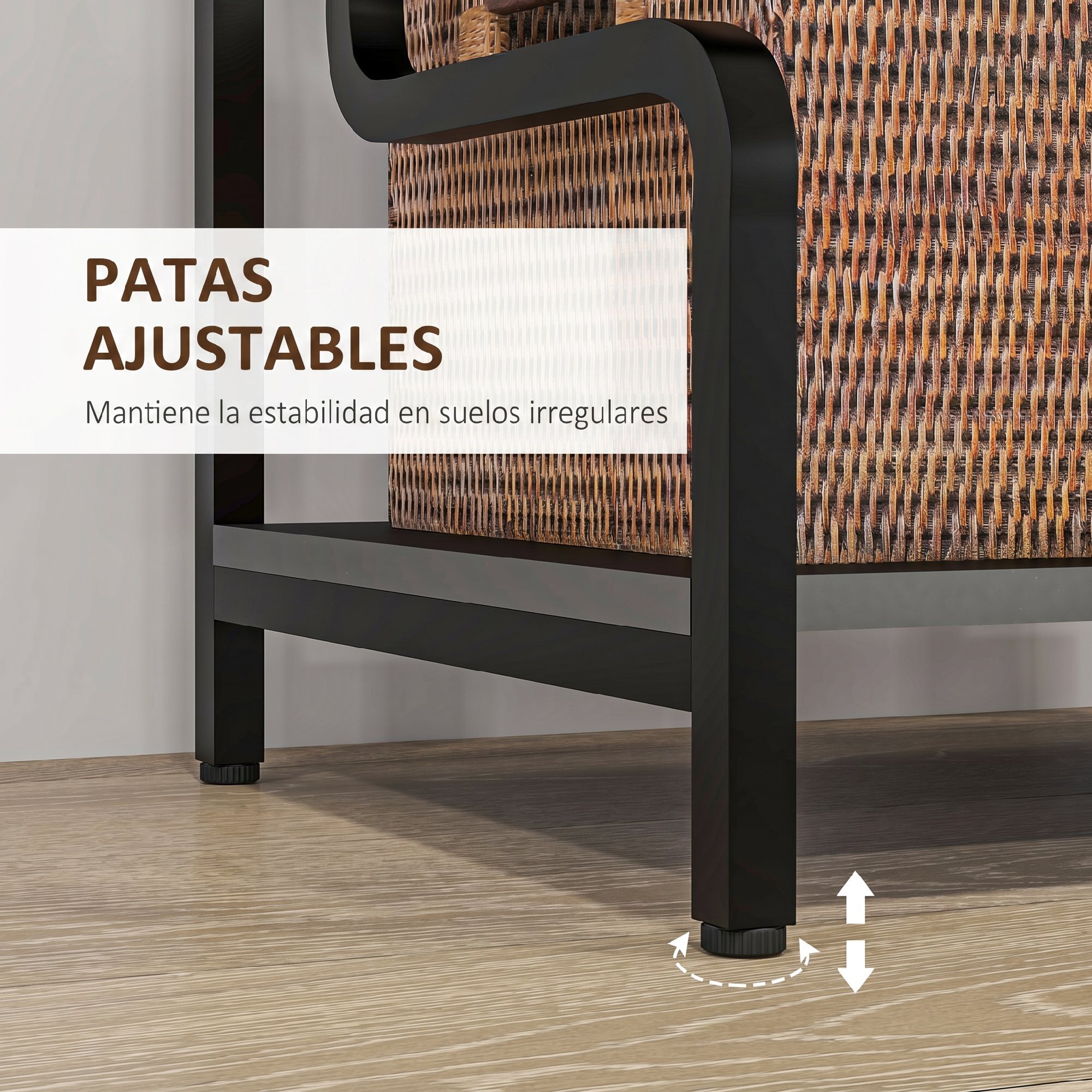 HOMCOM Soporte para Impresora de 3 Niveles, Mueble para Impresora con Marco de Acero, Estantería de Almacenamiento Multiusos para Escáner y Fax en Oficina, Casa, 55x40x77 cm, Negro