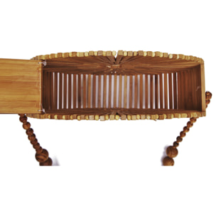 Zovencedo bolso bandolera en madera de bambú.