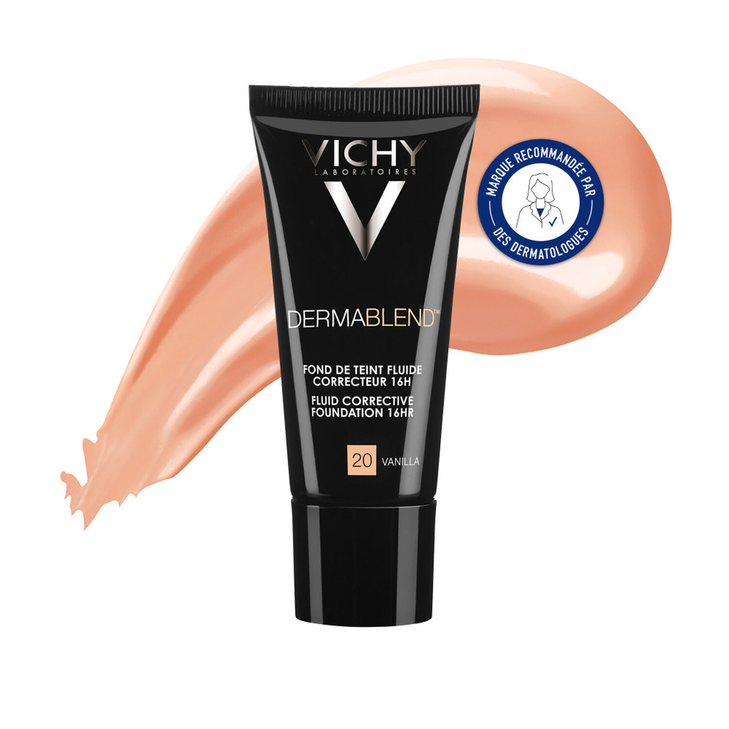 N°20 Vanilla - Fond de Teint Correcteur 16H - 30 ml