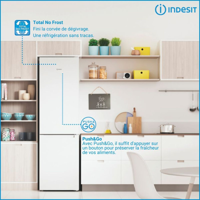 Réfrigérateur combiné INDESIT INK25322W4E