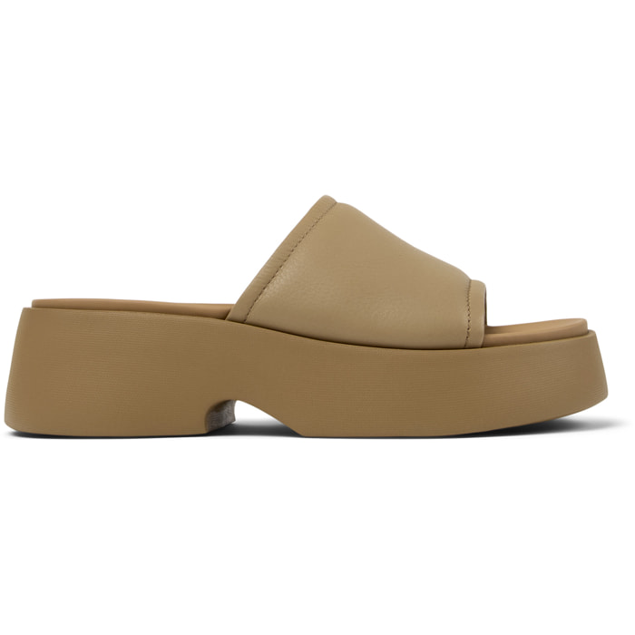 Sandalias - CAMPER Tasha - Marron - Cuero liso