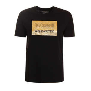 Just Cavalli T-shirt di cotone con logo Just Cavalli.