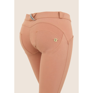 Pantaloni push up WR.UP® in jersey organico vita bassa