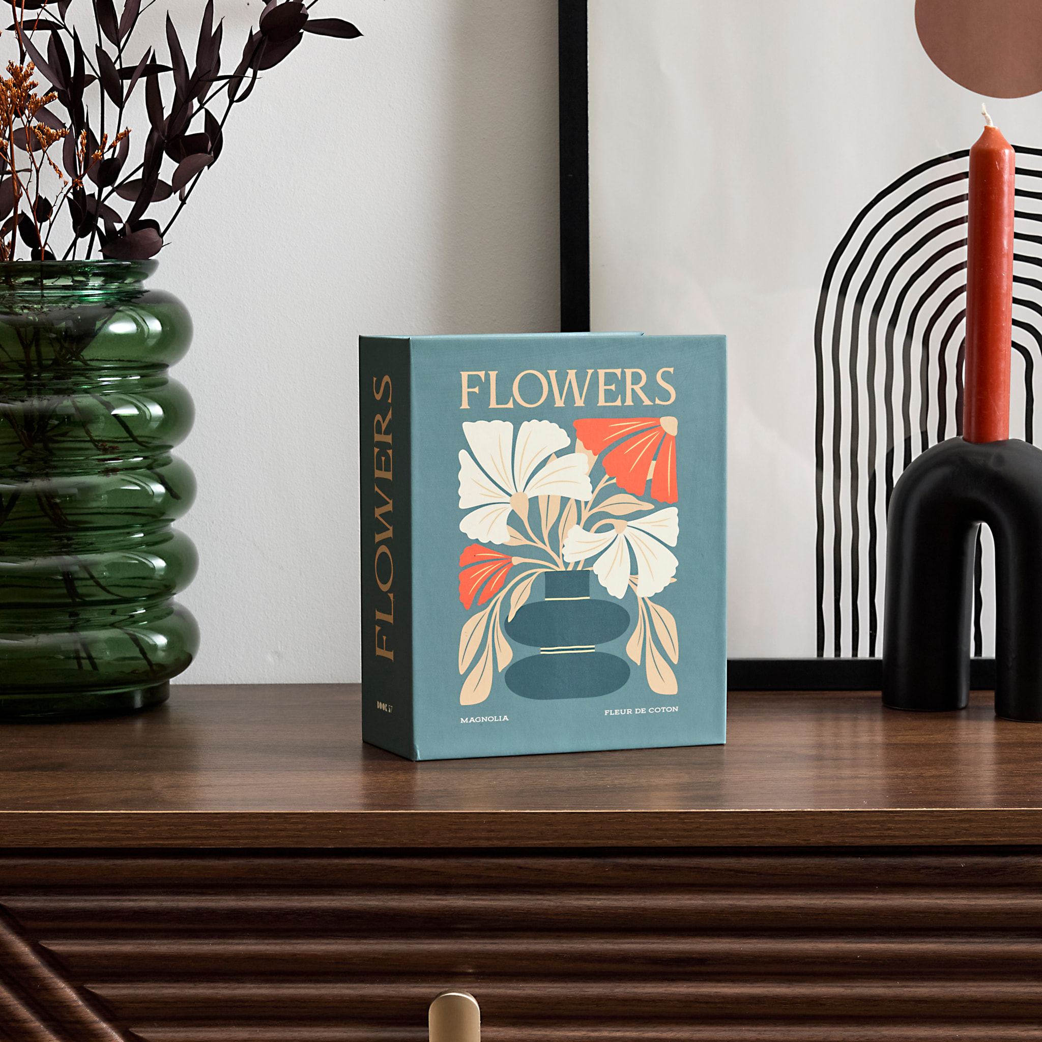 Bougie Parfumee Et Diffuseur Coffret Flower