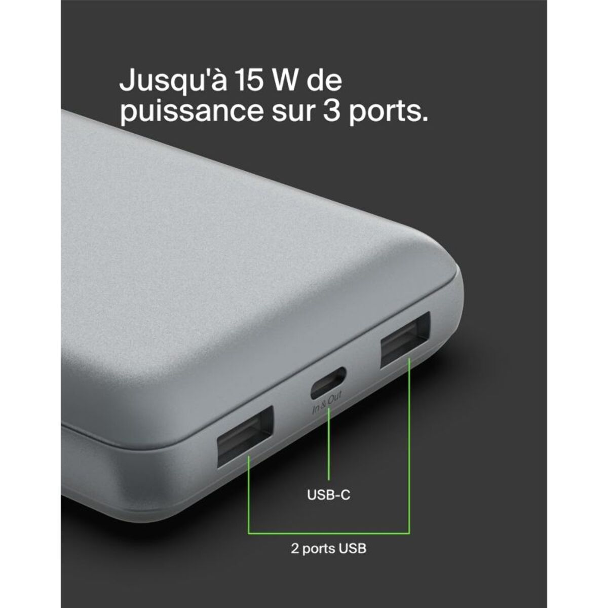 Batterie externe BELKIN 20 000 mAh grise