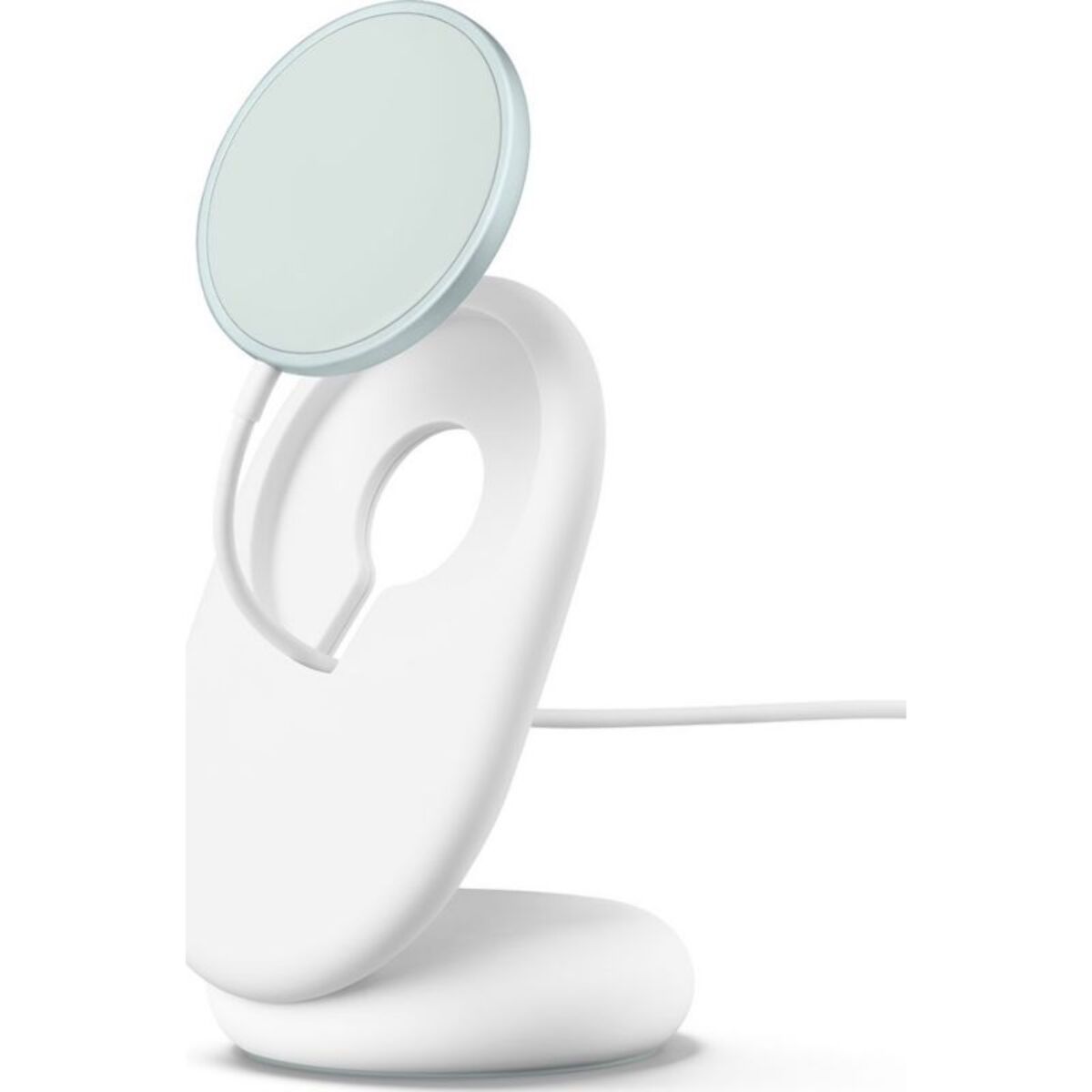 Station de charge GOOGLE Stand Qi2 Blanc
