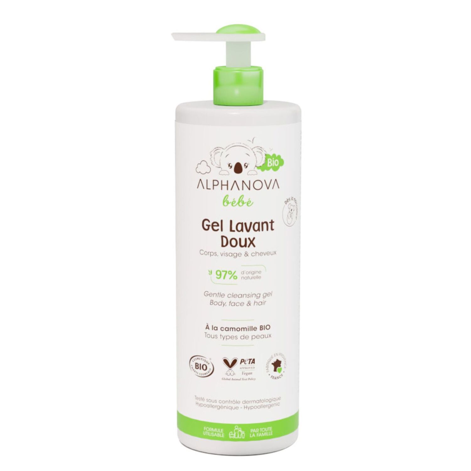 Bébé - Gel Lavant Doux BIO 400 ml