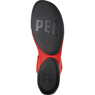 Sandalias - CAMPER Right Nina - Rojo - Cuero liso