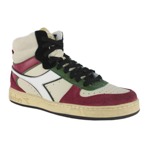 Zapatillas Sneaker para Hombre - DIADORA Magic basket mid legacy 501.179008 01 C9986 Cloud cream/Rhubarb/Black