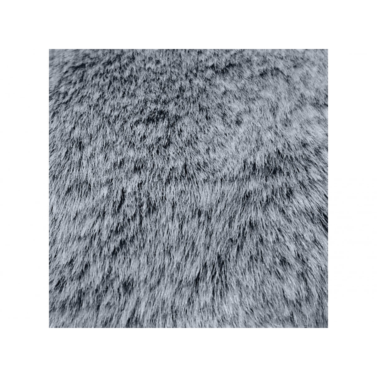 Coussin polaire 40x40 doux gris givré - WOOLY