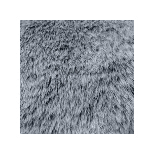 Coussin polaire 40x40 doux gris givré - WOOLY
