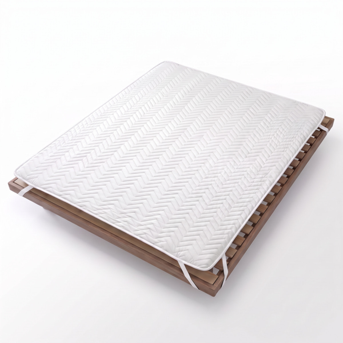 Coprirete Intrecci Trapuntato in Poliestere con Imbottitura 70 GSM e Nastri di Fissaggio
