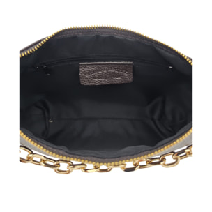 Borsetta a Tracolla Clutch in Vera Pelle Made in Italy