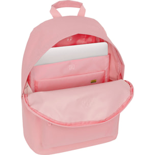 Mochila para portatil 14,1" kappa basics "rosa"