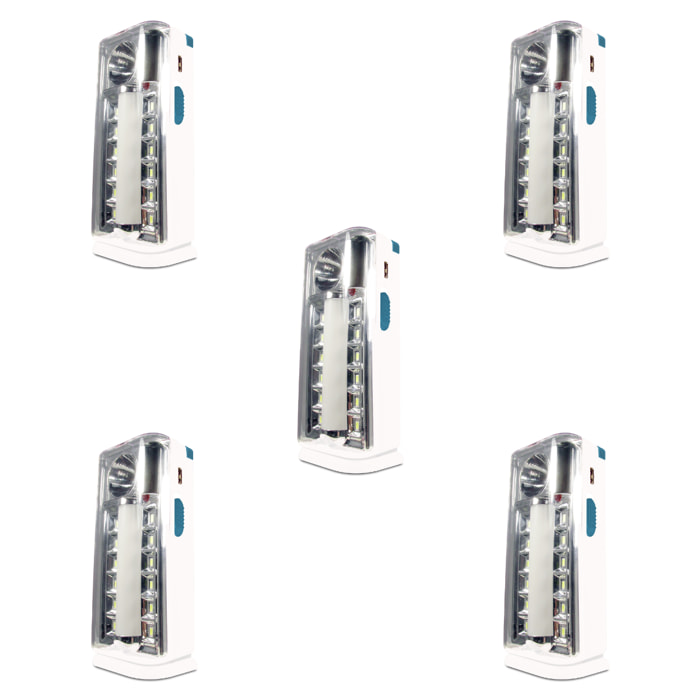 5 lampes de secours Avidsen