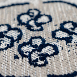 Tapis kilim fait à la main en coton motif géométrique NACU