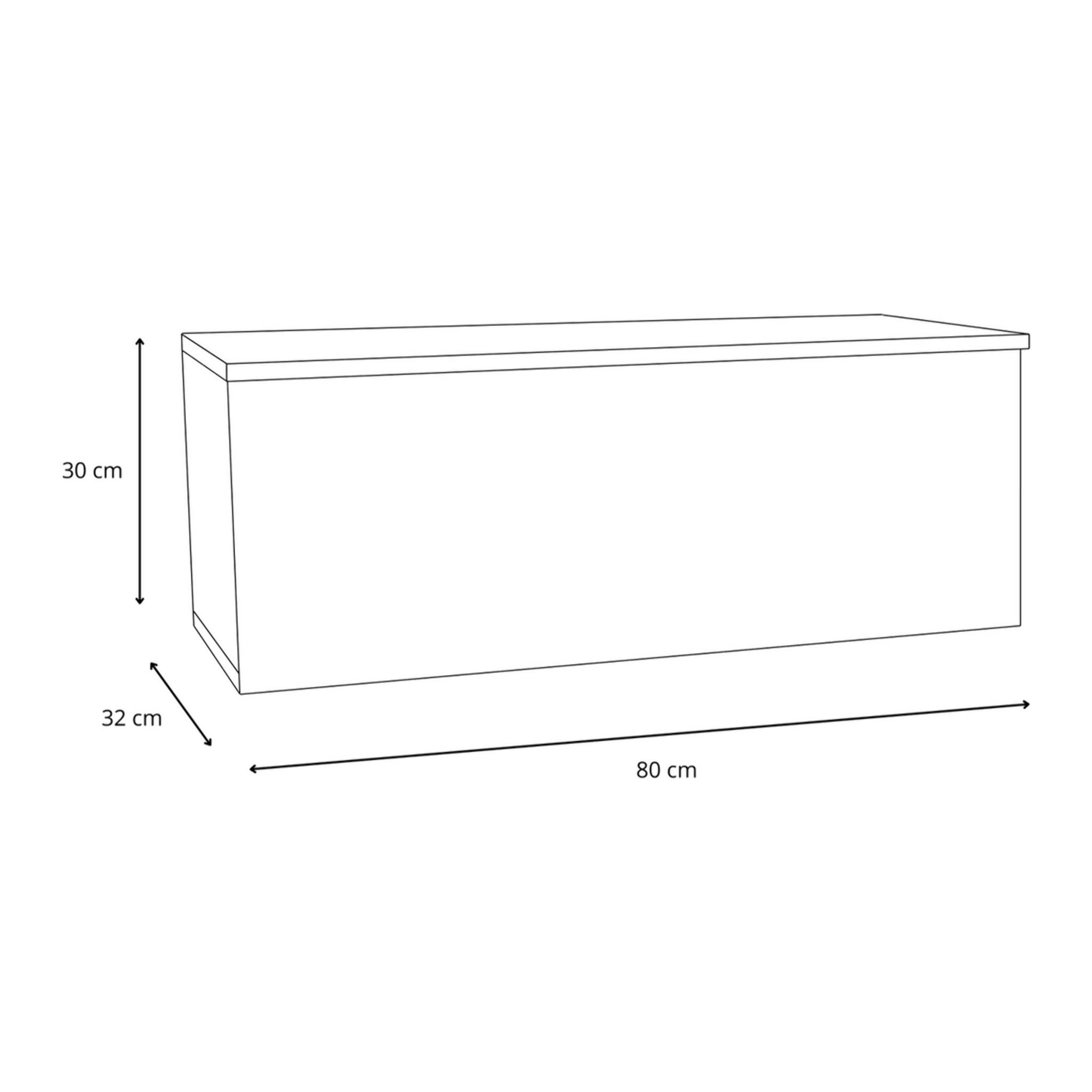 Mobile TV Sospeso Nicole 80 cm Rovere Craft