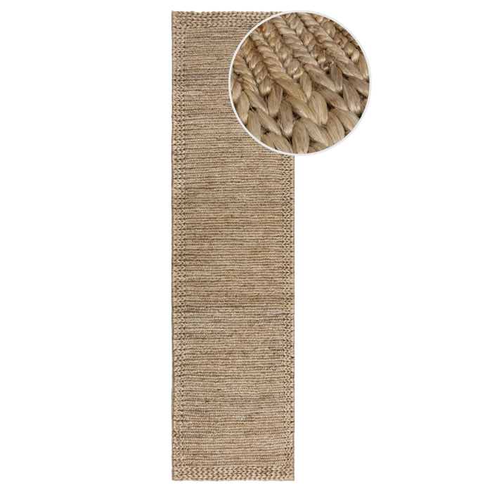 Tapis de couloir en jute DREW