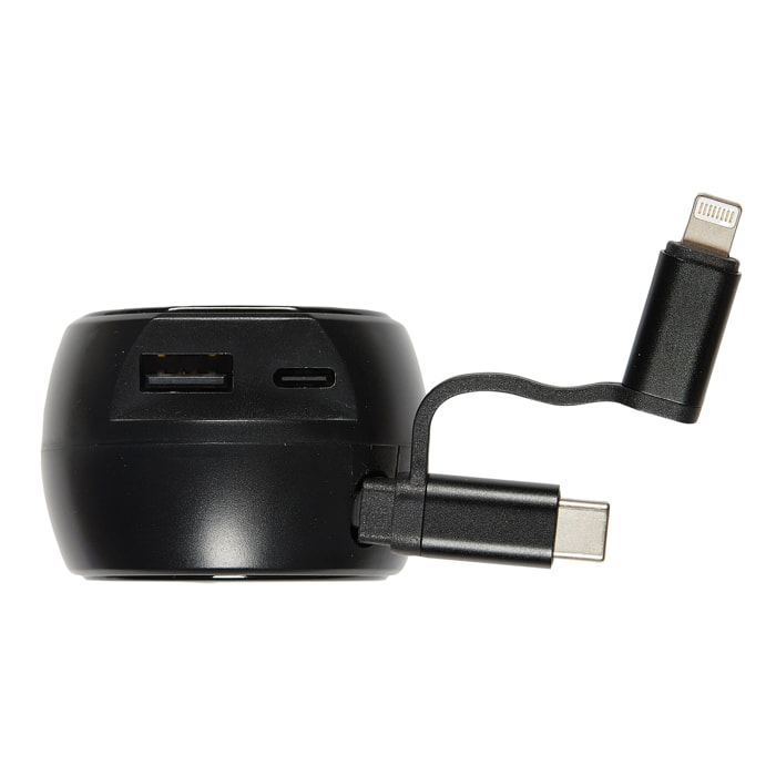 CHARGEUR ALLUME CIGARE CABLE RETRACTABLE 30W