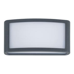 Zenitha aplique exterior negro con led blanco cálido 3000K