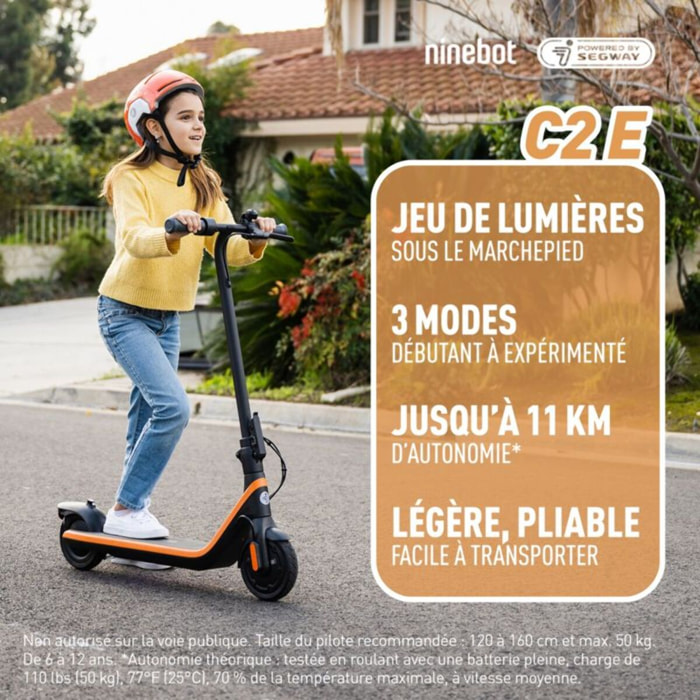 Trottinette électrique enfant NINEBOT C2 enfant powered by Segway