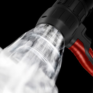 Soffiatori turbo con 1050W, 15000mAh e 3 bocchette diverse.