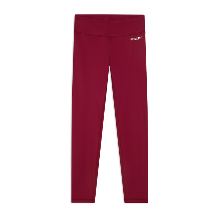Leggings 7/8 vita alta in tessuto tecnico quick dry