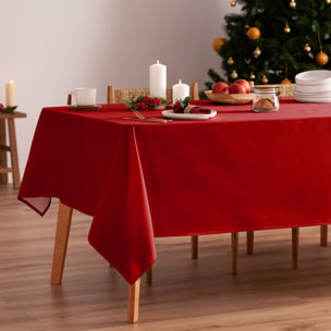 Mantel antimanchas CHRISTMAS GRANATE