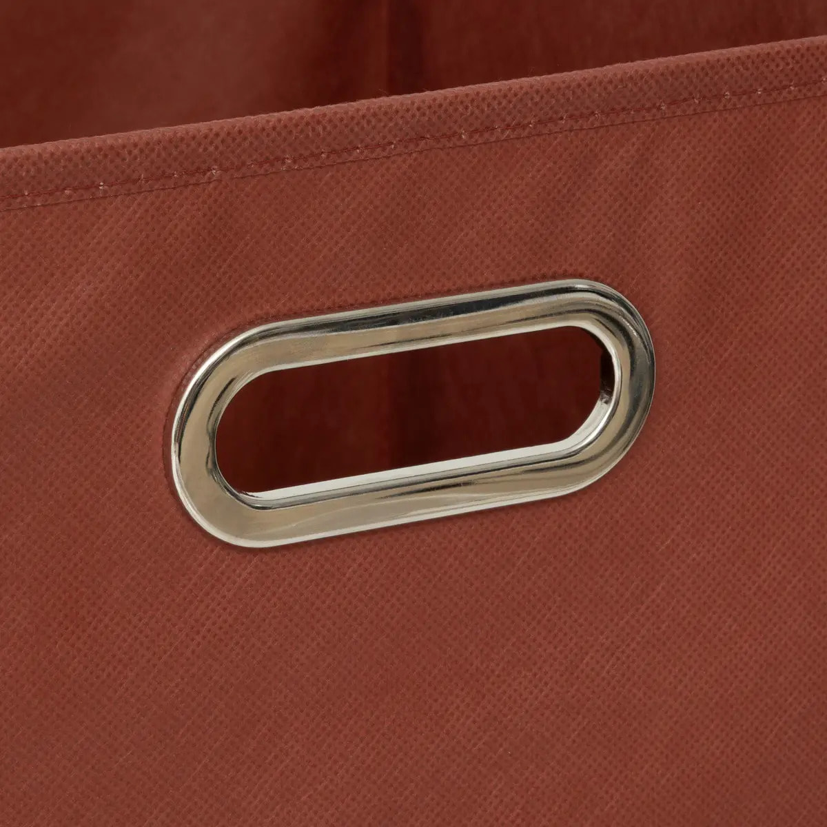 Panier tissu 31x31cm "Mix N' Modul" terre de sienne