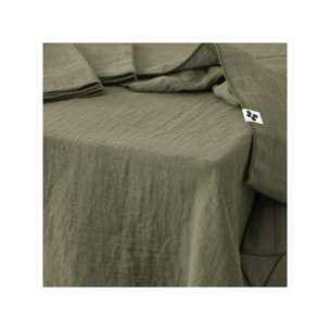 Nappe 150 x 250 cm double gaze de coton gaufrée - 9 coloris - GAIA