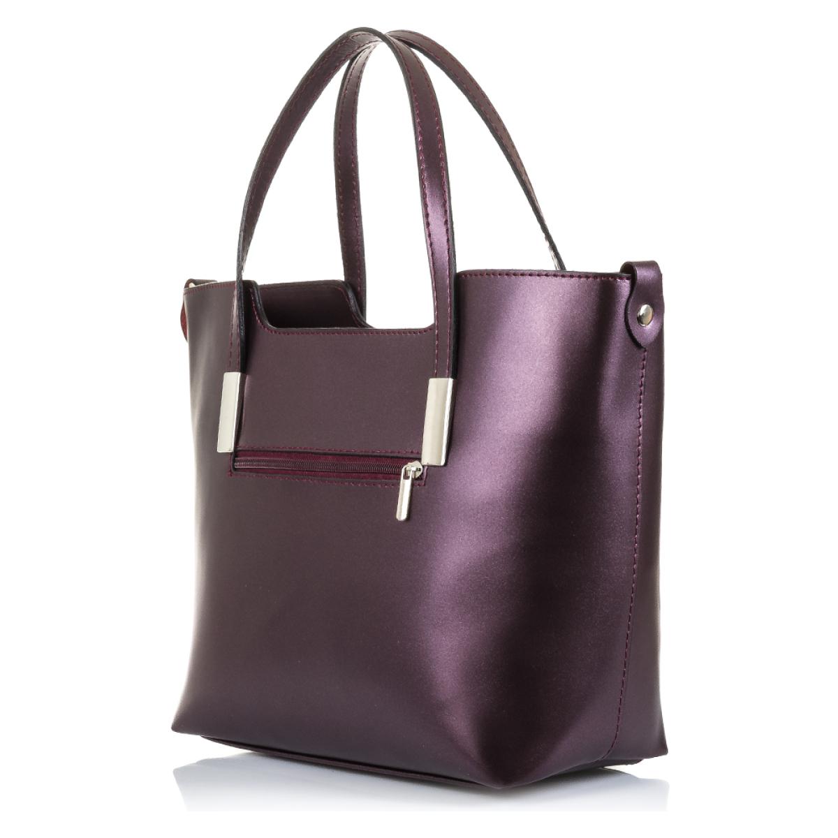 Filippa Borsa shopping da donna in vera pelle Ruga