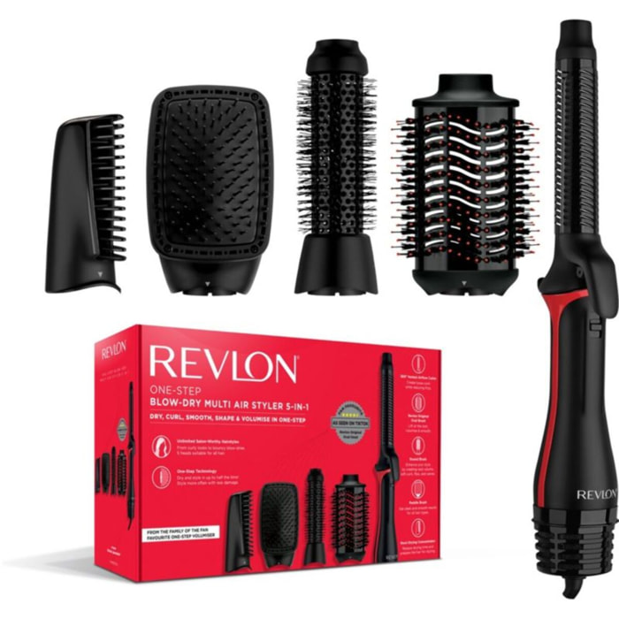 Brosse soufflante REVLON One Step 5en1 RVDR5371E