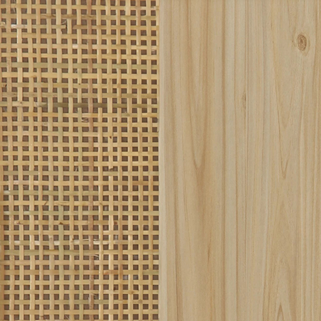 Mesita de noche Made Pino - Rattan