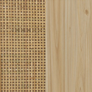 Mesita de noche Made Pino - Rattan