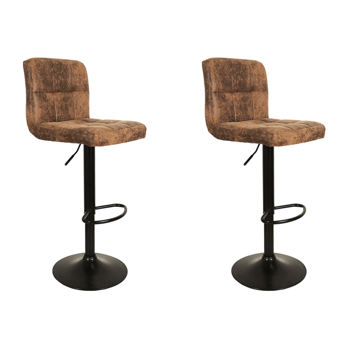 Chaise De Bar Reglable Downtown - Lot De 2