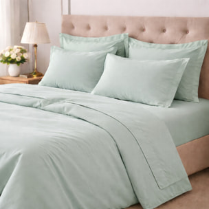 COTONISSIMI Completo Letto Tinta Unita in 100% puro cotone