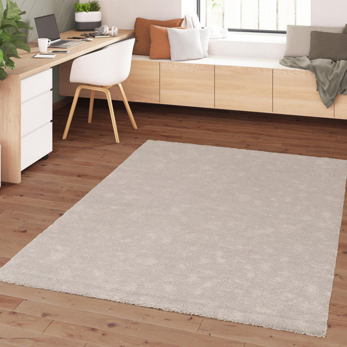 Tapis salon et chambre tissé motif uni CISU