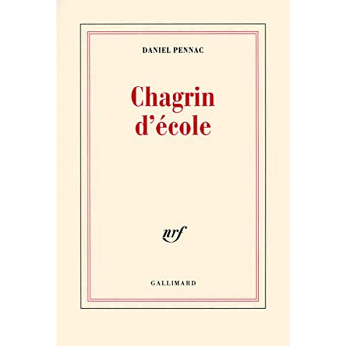 Pennac,Daniel | Chagrin d'école | Livre d'occasion