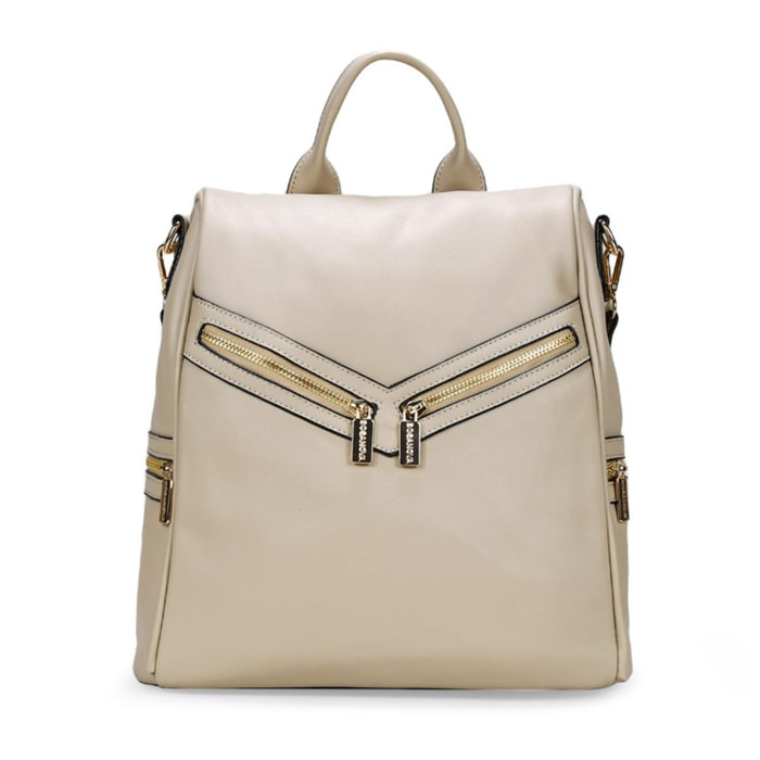 Mochila antirrobo beige