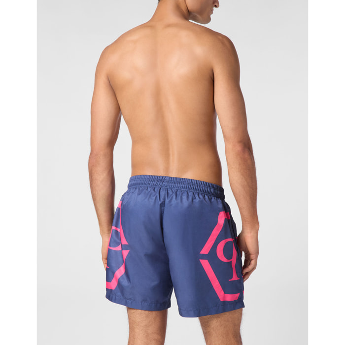 PHILIPP PLEIN Swim Trunks HEXAGON