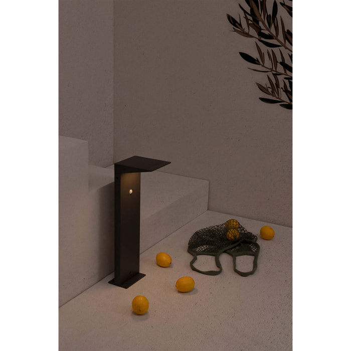 SOLEIL Baliza solar gris oscuro