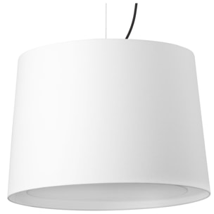 CONGA Lampada sospensione nera/bianca ø450