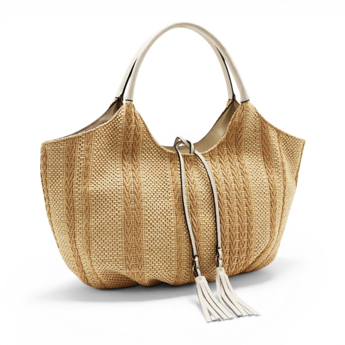 Bolso de hombro Cheval Firenze Zara S/S Beige
