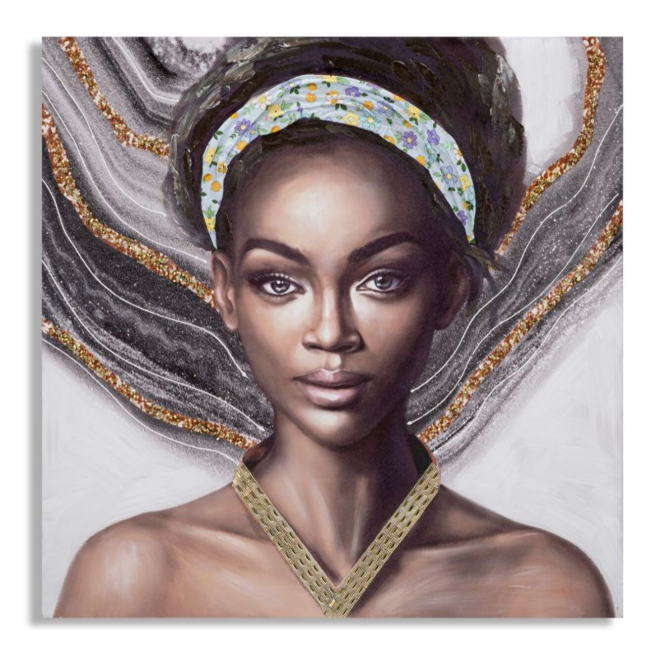 DIPINTO SU TELA NAOMI -A- CM 100X3X100