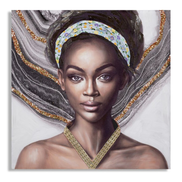 DIPINTO SU TELA NAOMI -A- CM 100X3X100