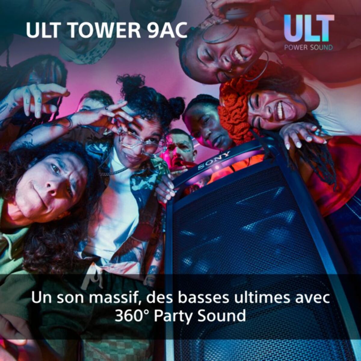 Enceinte sono SONY ULT TOWER 9AC Noire