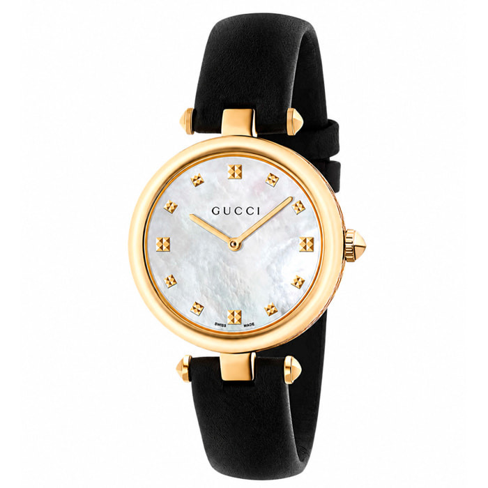 Reloj Gucci YA141404 Mujer Analogico Cuarzo con Correa de Cuero
