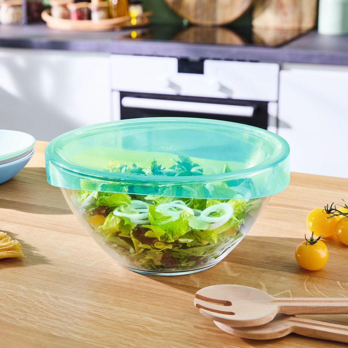 Ensaladera con tapa 28 cm Keep'n Box - Luminarc