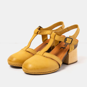 Sandalias con tacón 1874 ROMA YELLOW/ I WISH color Yellow