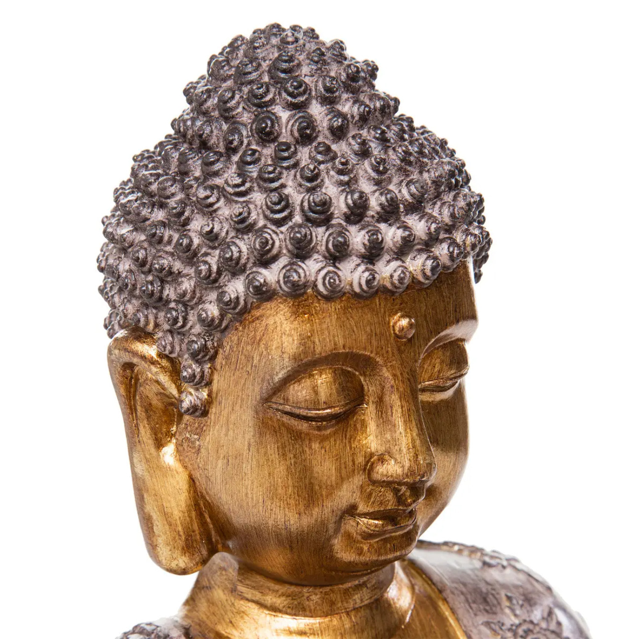 Bouddha assis Lee H.37cm résine